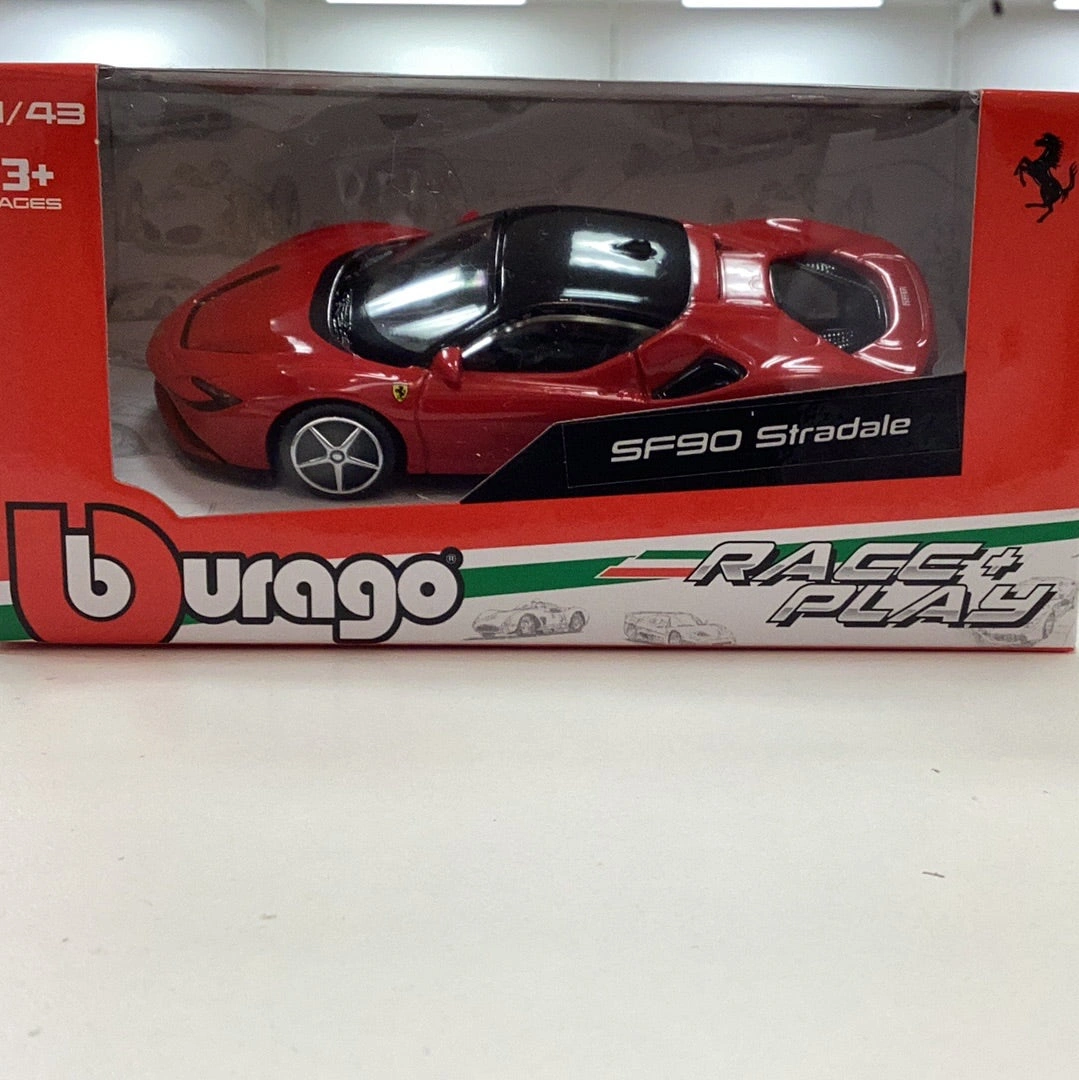 1:43 Bburago Ferrari SF90: A Stunning Speedster Collectible!